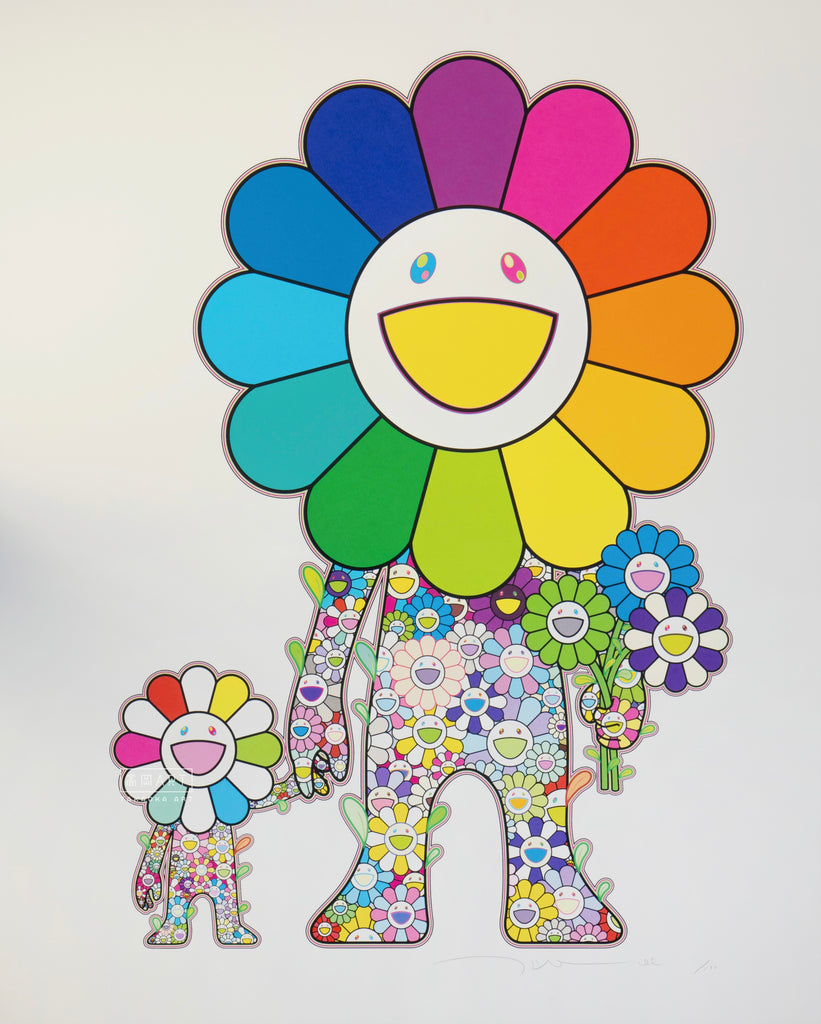 Takashi shops Murakami Flower Parents and Child Stickers